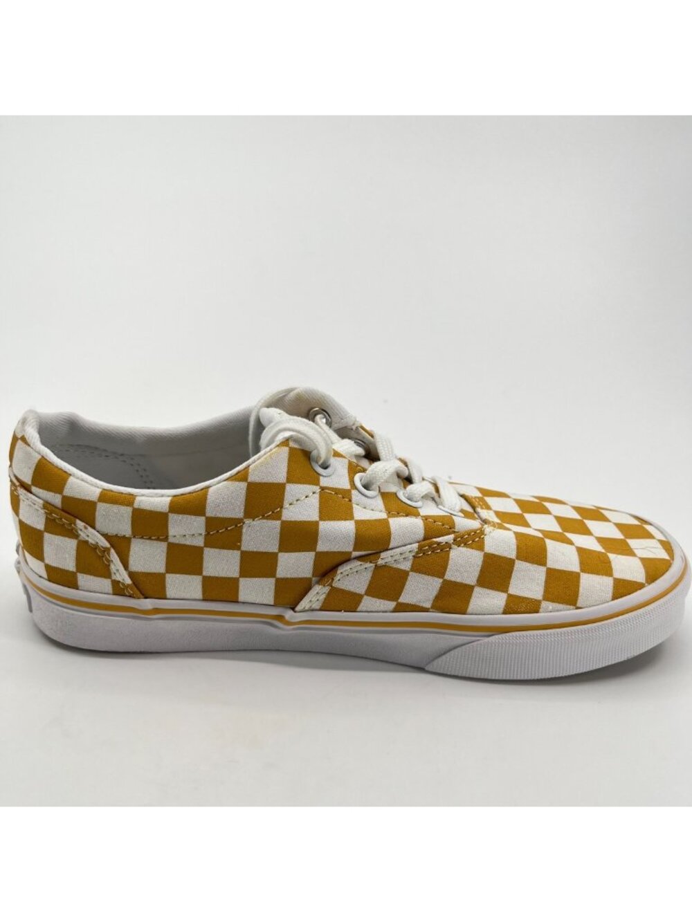 Vans Era Checkerboard Womens Size 6.5 Yellow White Athletic Skate Shoes Sneakers - Picture 4 of 9